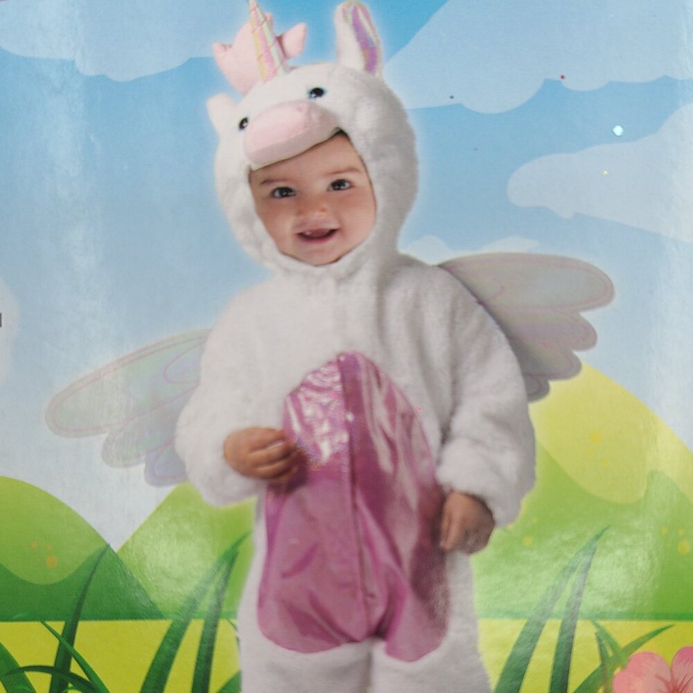 Tiny Unicorn Infant Newborn Baby Costume , One Size, NWT
